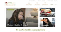 Desktop Screenshot of eatrightontario.ca